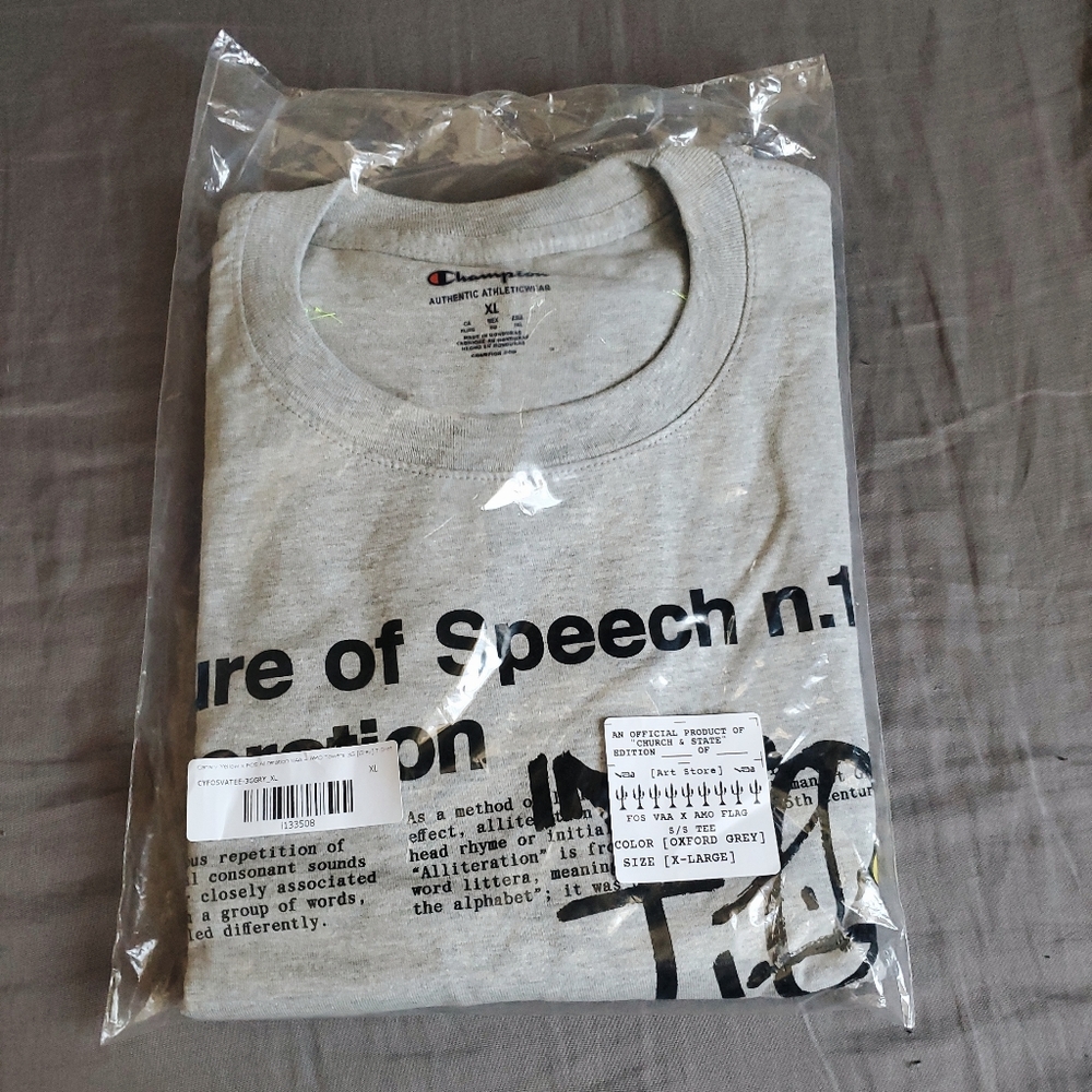 Virgil abloh Canary Yellow x FOS Alliteration